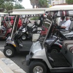Golf carts are the favorite form of transportation in The Villages. 