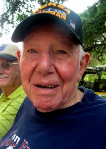 Villager Carl McClellan served in Korea and was at today's anniversary ceremony.