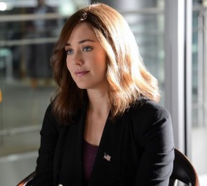 Megan Boone in her role as an FBI profiler in "The Blacklist."