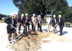 Freedom Pointe officials broke ground Tuesday morning on their newest facility in The Villages.