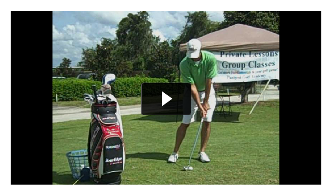 Mark demonstrates a punch shot that will help improve your swing