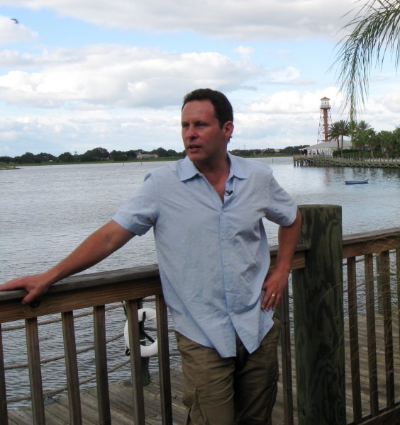 Brian Kilmeade at Lake Sumter Landing in September 2011.