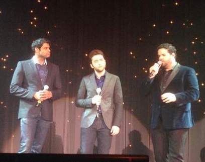 A fan snapped this photo of Forte performing Saturday night at the Tropicana.