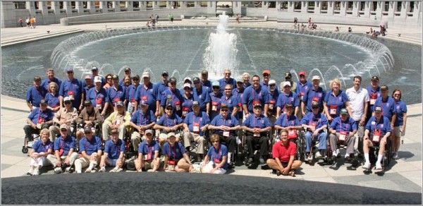 This photo was taken on the June 2013 Villages Honor Flight.