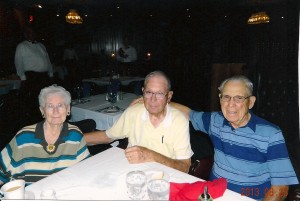 Shirley and Harold Rummel and Clyde Kemper at Vic's Embers.