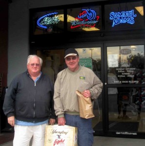  Bill Westfall and Al Herman leave the Kindred Spirits location at Southern Trace.