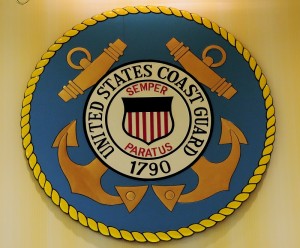 Where in The Villages is this Coast Guard Emblem?