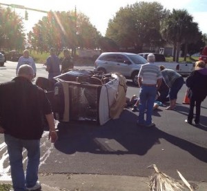 Villager cited for failure to yield in Thursday's collision with golf cart