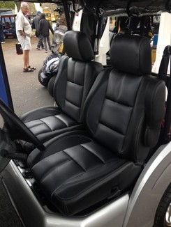 Ultimate Golf Cart Seating produces luxury seats for golf carts