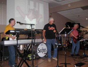 The Sixties Band performed at the benefit at American Legion Post 347.