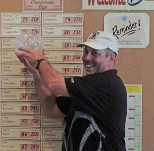 Steve Steutzle won the men's side of the Villages Golf Championship.