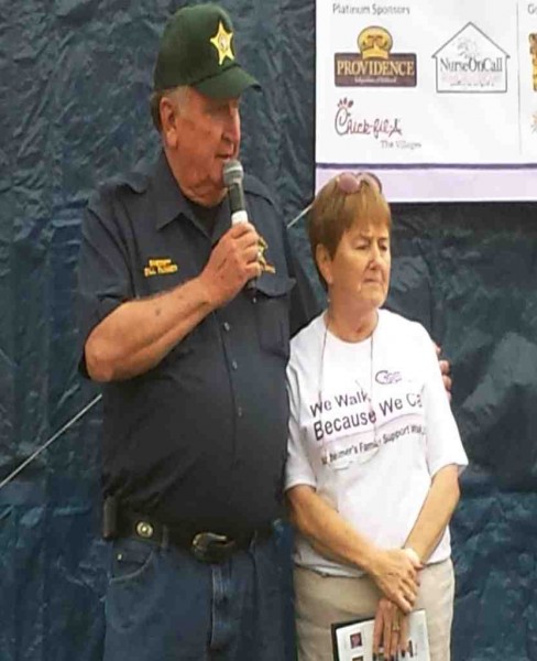 Sheriff Bill Farmer Marlene O'Toole.