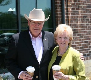 Roy Narducci shot this photo of Dick and Lynne Cheney at Barnes & Noble in The Villages.