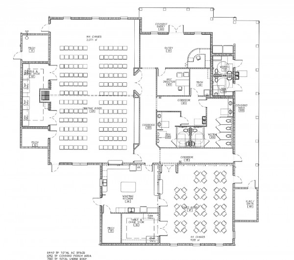 Tierra Del Sol Recreation Center floor plan.