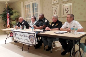 A panel spoke about protecting property and people Thursday evening.