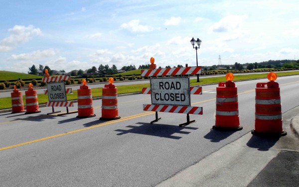Colony Boulevard is closed to vehicular traffic through Wednesday.