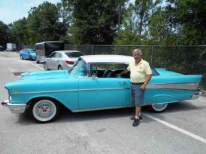 Jim Cipollone and his 1957 Chevy.