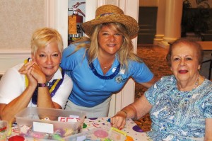 Volunteers Diana Pascal, Michele O'Donnell and her mother, Marilyn, helped make the Bonanza program happen.