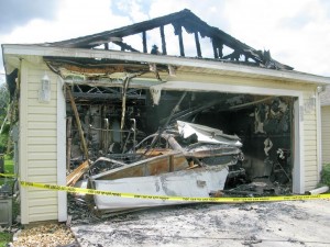 This house at 861 Evelynton Loop erupted in flames Saturday.