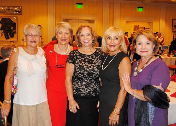 Barbara Kadow, Christine Cote, Moe Mangus, Sandy Bagby and Ali Ritchie, from left.