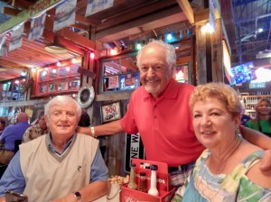 Tom and Kathy Zotos, plus Peter Cakmis, from the Greek-American Club in The Villages, enjoyed the night out.