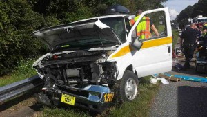 Passengers tell of harrowing crash in Village Airport Van