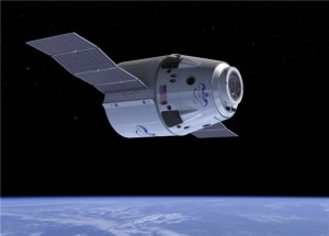 The SpaceX Dragon.