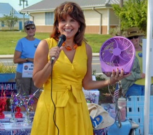 Annette Taddeo took a moment to make light about the "fangate" episode that dominated discussion after a recent gubernatorial debate.