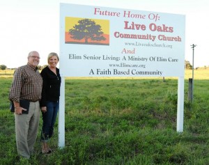 Live Oaks Pastor Chris Holck and his wife, Kathleen.