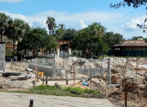 Residents of the Tierra Del Sol area are paying close attention to the work at the recreation center site.