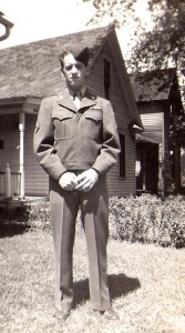 Gene Megyesi after completing boot camp during World War II. 