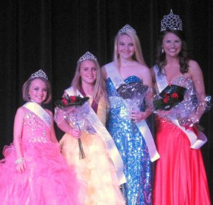 Alexa Russell was crowned the 2014 Miss Beef and Boogie, Miss Beef and Boogie Princess is Trinity Breanne, Junior Miss Beef and Boogie is Rachel Cassels, Little Miss Beef and Boogie is Avery Youngblood, and Lexi Sanchez is Tiny Miss Beef and Boogie.