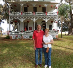 David and Carol Zimmerman of the Village of Sabal Chase at the Baker  House.