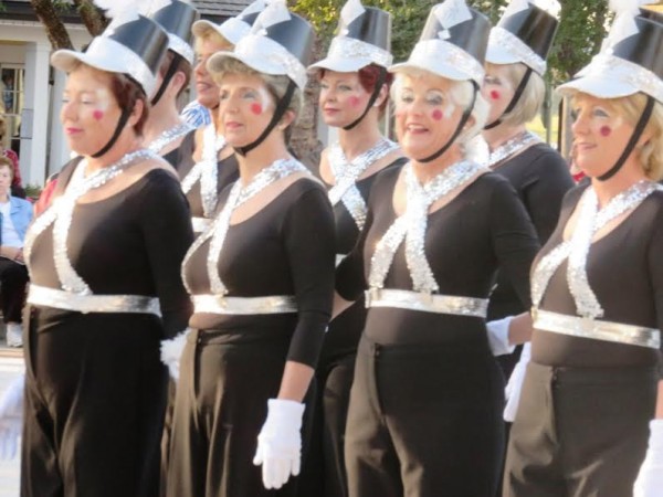 The Silver Rockettes marched in as Toy Soldiers