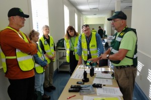 Here, CERT members are being re-certified in CPR.