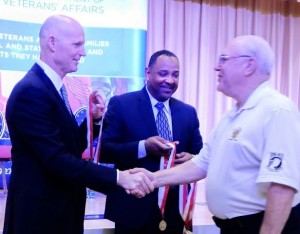 Gov. Rick Scott pays tribute to veterans in event in The Villages.