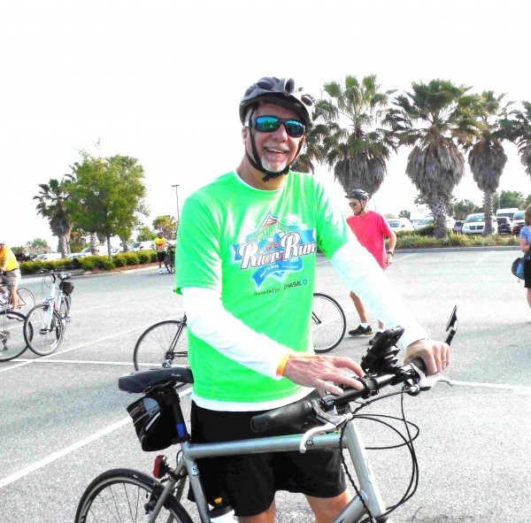 John Rohan, director of the Recreation Department, took part in the 30-mile ride.