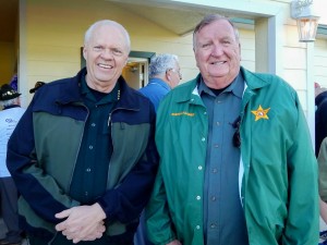 Lake County Sheriff Gary Borders, left, with Sumter County Sheriff Bill Farmer.