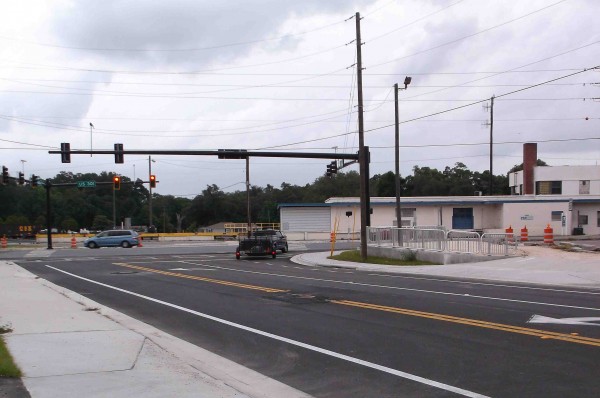 The intersection at County Road 466A and U.S. 301 is now open. 