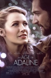 The "Age of Adaline" is playing at the Barnstorm Theater.