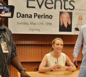 Dana Perino signs autographs Sunday at Barnes & Noble.