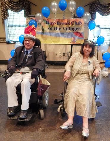 Prom King and Queen, Ed Ebmeyer and Renee Kwasneski, enjoyed the audience applause.