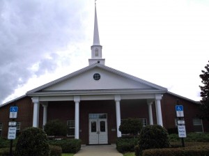 The former home of the First Baptist Church.