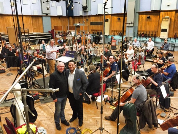 Fernando Varela at Abbey Road Studios.