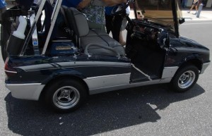 A Villages couple was transported to TVRH after their golf cart was hit by a pickup truck.