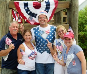 Goerge Doucette, Amanda Brunelle, Ronnie Reid, Ron Doucette and Melissa Doucette, from left.