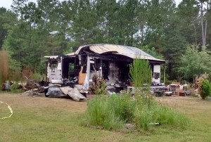 Sheila Krebs' home burned to the ground this past summer in Micanopy.