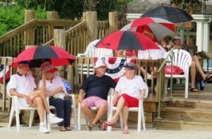 Rain did not dampen Villagers' enthusiasm.