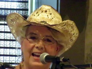Linda Clark yodels.