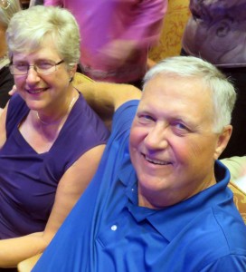 Frankie Avalon fans Jean and David Boone of The Villages.